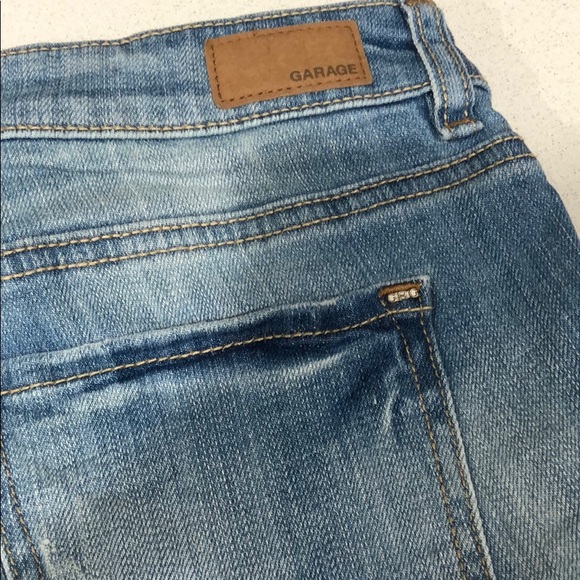 Garage Jean Short Shorts. Denim. Size 7. - Picture 6 of 6